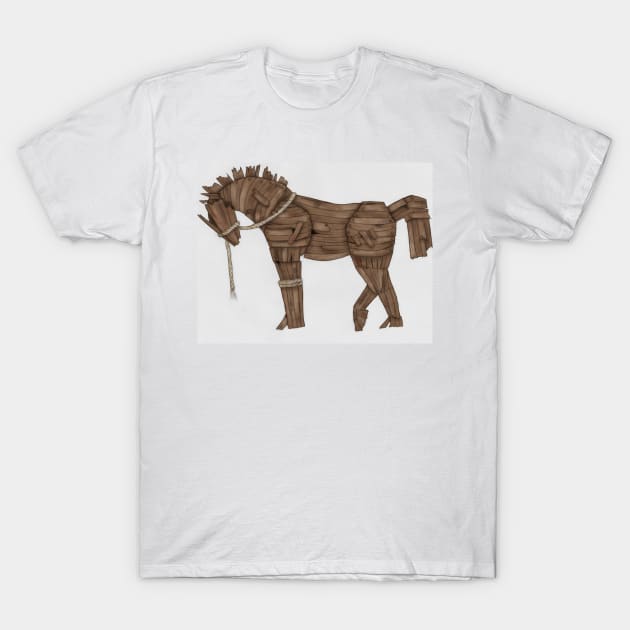 Trojan horse T-Shirt by Fear1ing